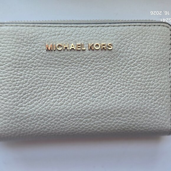 MICHAEL KORS PEBBLE LEATHER CROSSBODY & WALLET - Picture 4 of 15